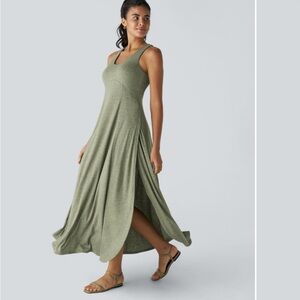 HALARA Olive Maxi Dress